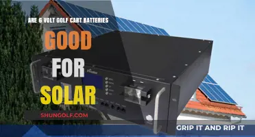 Golf Cart Batteries: Ideal for Solar Power Systems?