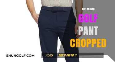 Adidas Golf Pants: Cropped or Not?