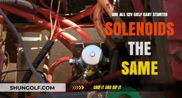 Are All 12V Golf Cart Starter Solenoids Interchangeable?