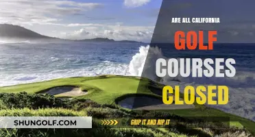 Are California Golf Courses Closed? Current Status and Updates