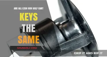 Are All EZGO RXV Golf Cart Keys Interchangeable? Find Out Here