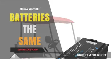 Are All Golf Cart Batteries the Same? A Comprehensive Guide