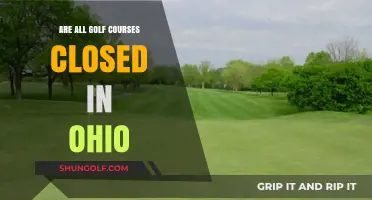 Ohio Golf Courses: Are They All Closed Right Now?