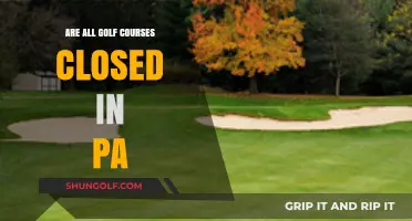 Are PA Golf Courses Closed? Current Status and Updates