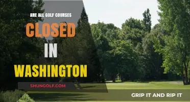 Are Washington's Golf Courses Closed? Current Status and Updates