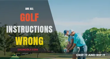 Golf Instructions: Right or Wrong?