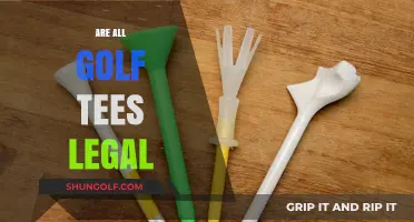 Golf Tees: What's Legal and What's Not?