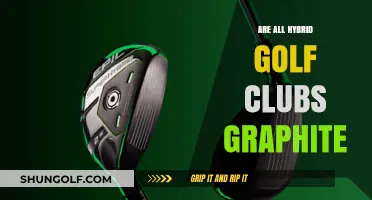Are All Hybrid Golf Clubs Graphite? Unraveling the Shaft Material Mystery