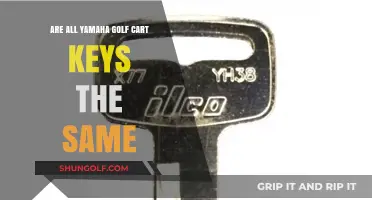 Are All Yamaha Golf Cart Keys Universal? A Comprehensive Guide