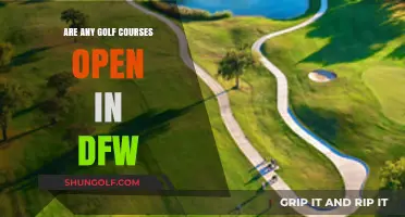 DFW Golf Courses Open Now: Where to Tee Off Today