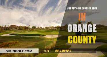 Orange County Golf Courses: Which Ones Are Open Right Now?