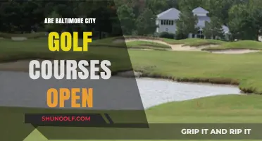 Are Baltimore City Golf Courses Open? Current Status and Updates