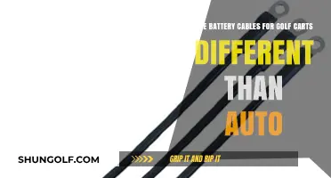 Golf Cart vs. Auto Battery Cables: Key Differences Explained