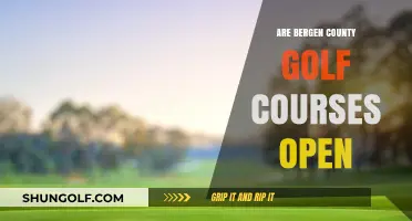 Are Bergen County Golf Courses Open? Current Status and Updates
