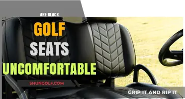 Golf Seats: Black Color, Comfortable or Not?