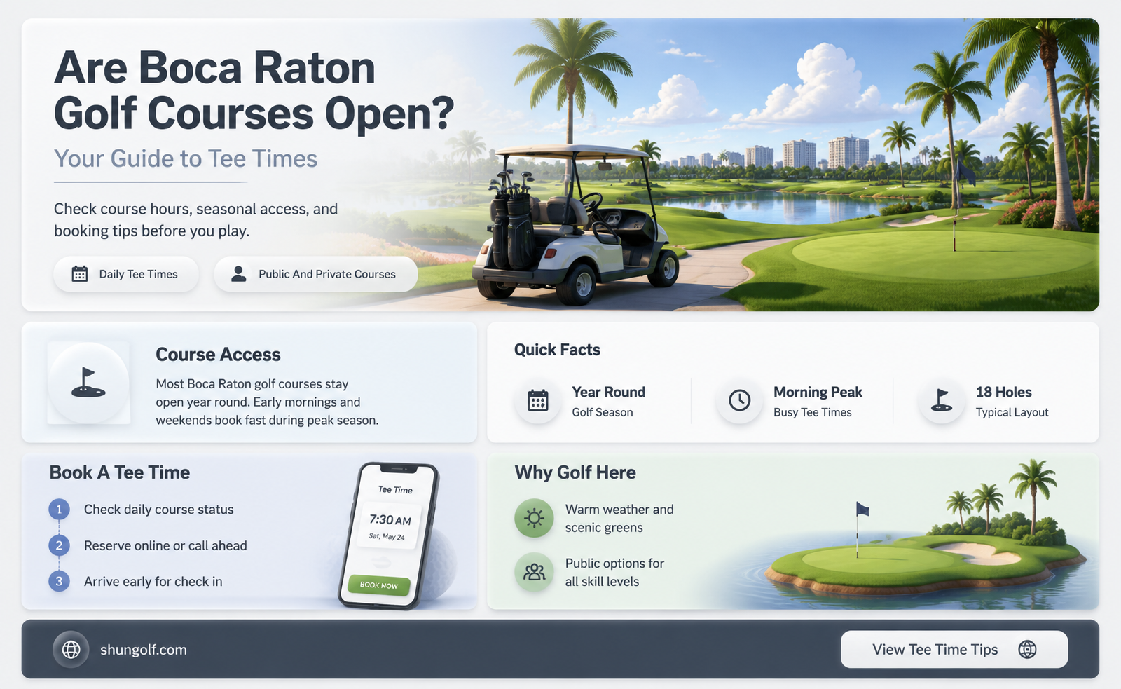 are golf courses open in boca raton