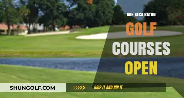 Are Boca Raton Golf Courses Open? Current Status and Updates