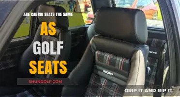 Cabrio vs. Golf Seats: Are They Interchangeable or Unique?