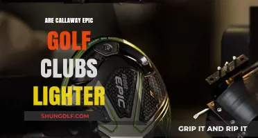 Are Callaway Epic Golf Clubs Lighter? Unveiling Weight Differences