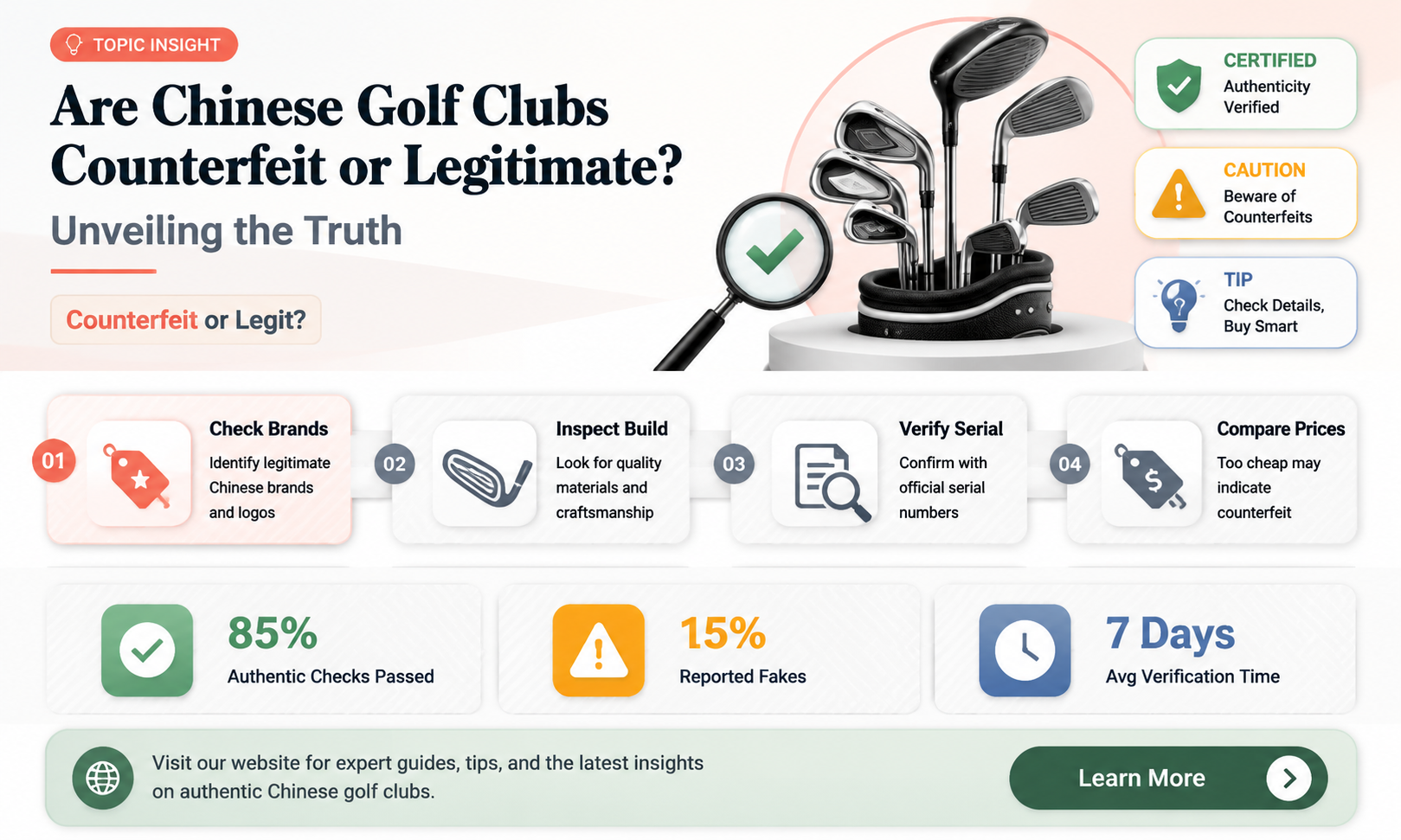 are golf clubs from china fake