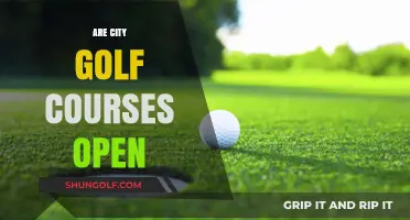 Are City Golf Courses Open? Check Current Status and Updates