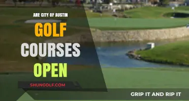 Are Austin's Public Golf Courses Open? A Quick Guide