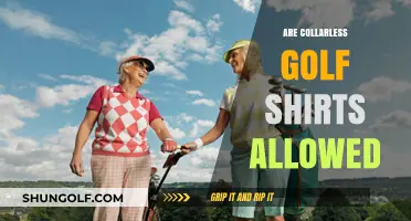 Golf Etiquette: Collarless Shirts Allowed?