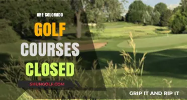 Are Colorado Golf Courses Closed? Current Status and Updates