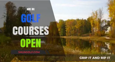 DC Golf Courses Open: Current Status and Updates for Players