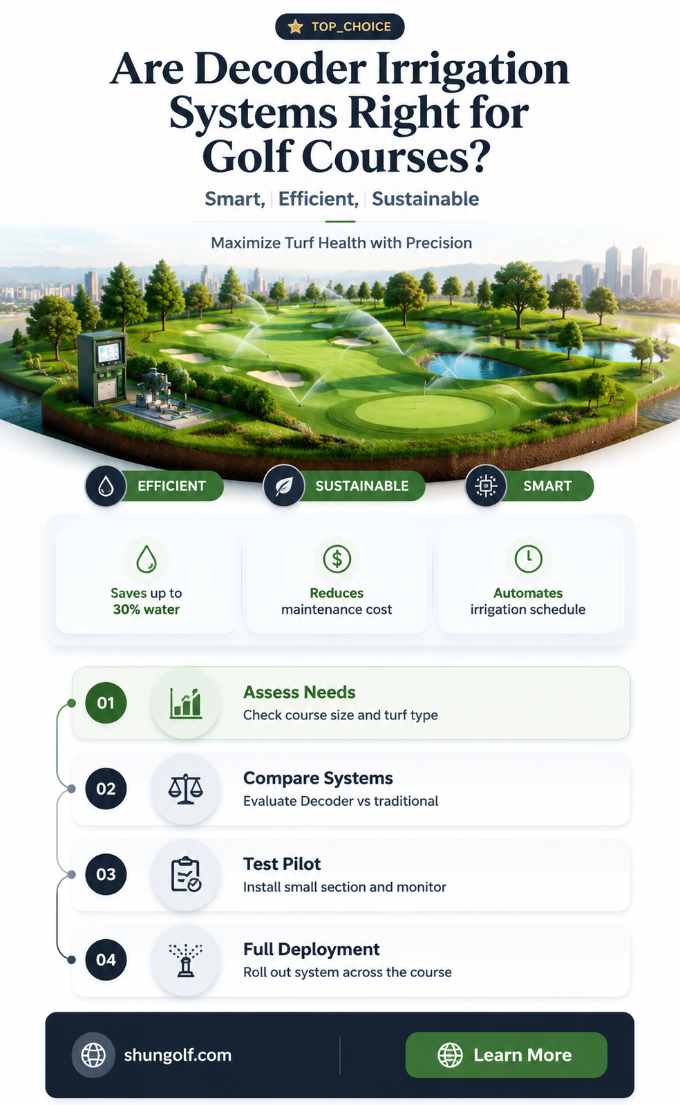 are decoder irrigation systems for golf courses good