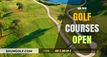 DFW Golf Courses Open: Current Status and Updates for Players