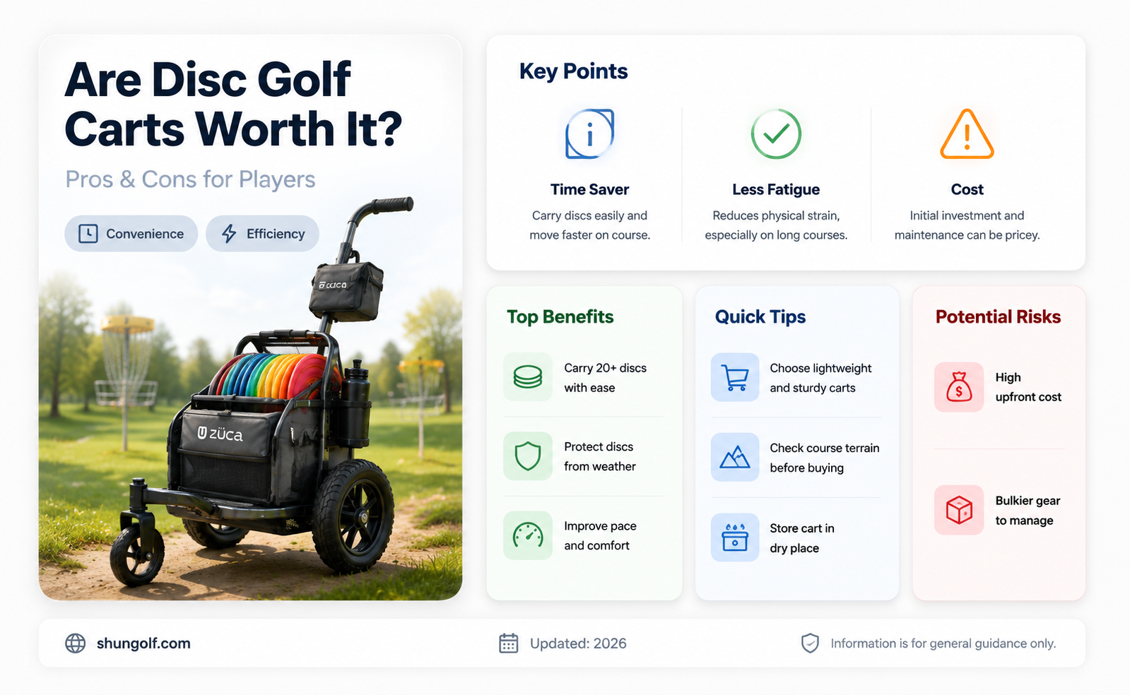 are disc golf carts worth it