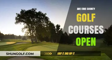 Are Erie County Golf Courses Open? Current Status and Updates