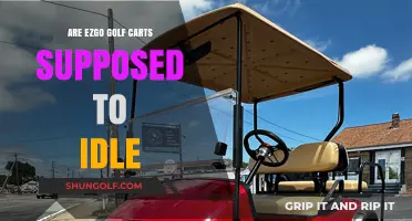Should Your EZGO Golf Cart Idle? Understanding Proper Functionality