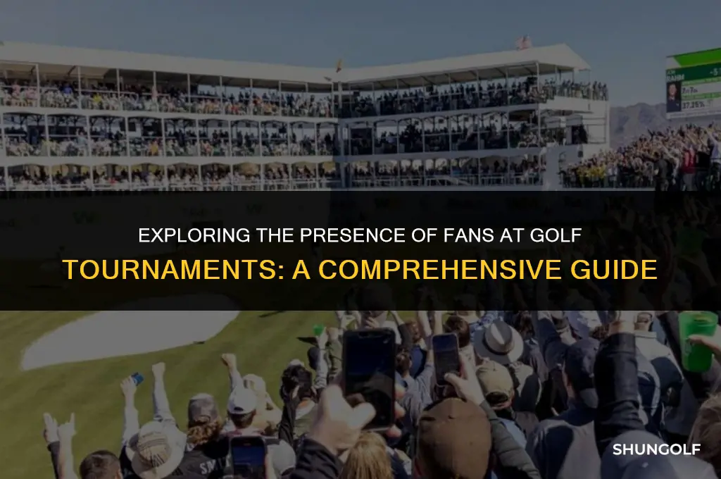 are fans allowed at golf tournaments