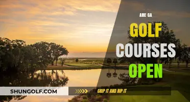 Are GA Golf Courses Open? Current Status and Updates
