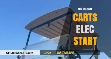 Gas Golf Carts with Electric Start: Features, Benefits, and Considerations