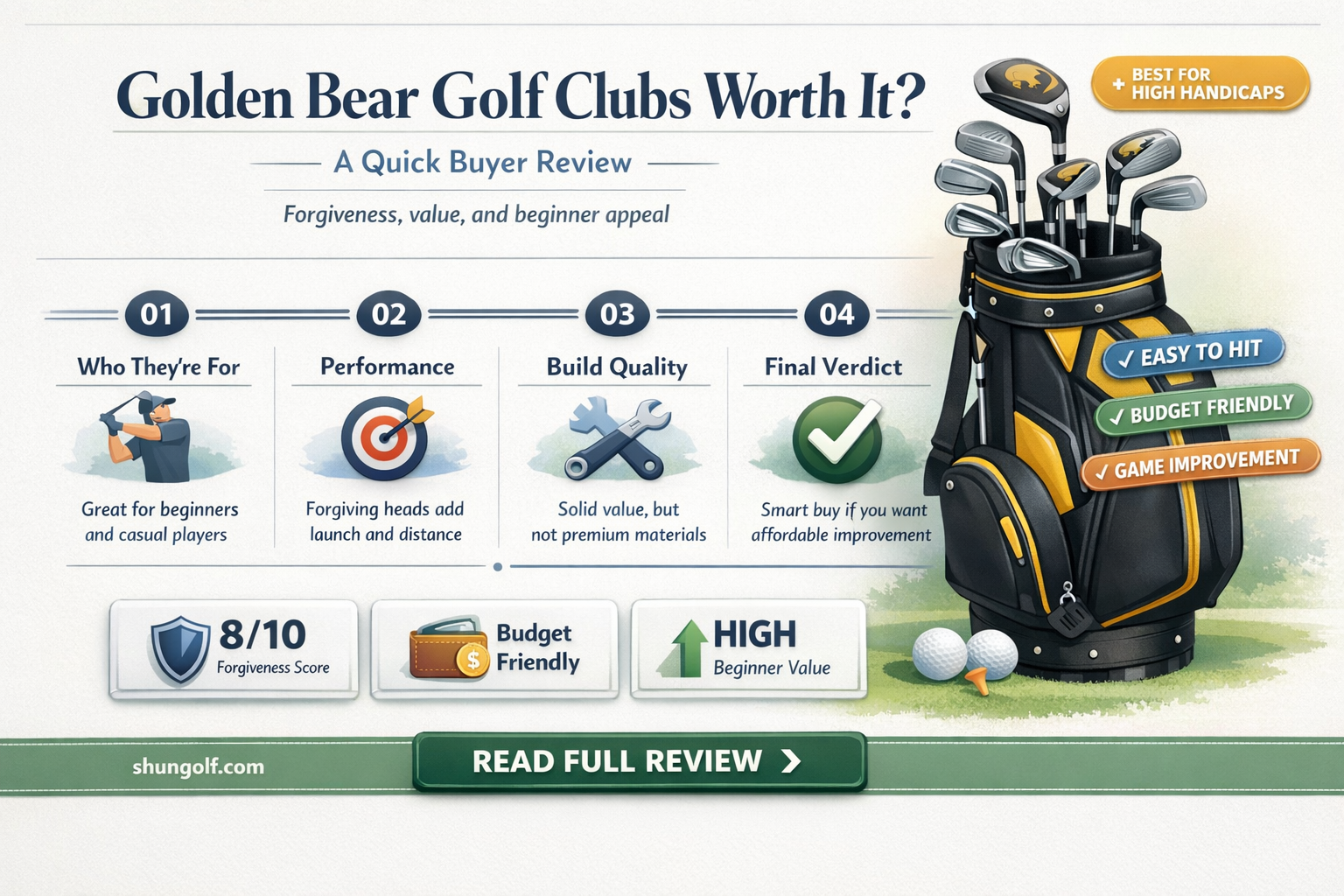 are golden bear golf clubs good