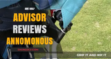 Golf Advisor Reviews: Anonymity and Trust