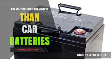 Golf Cart vs. Car Batteries: Which Option is More Cost-Effective?