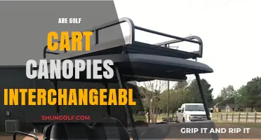 Can Golf Cart Canopies Be Swapped? Interchangeability Explained