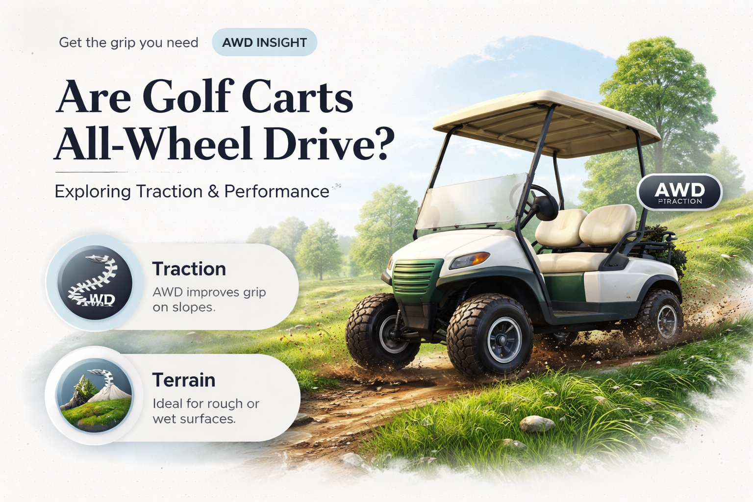 are golf carts all wheel drive