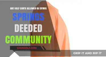 Golf Carts in Citrus Springs: Deeded Community Rules Explained