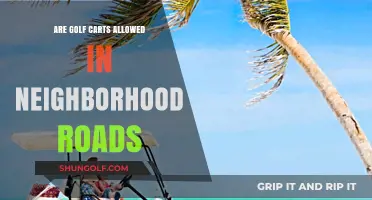 Golf Carts on Neighborhood Roads: Legal or Not?