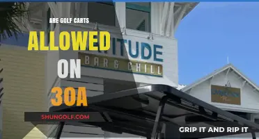 Golf Carts on 30A: Rules, Regulations, and Where They're Allowed