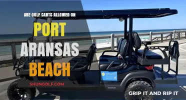 Golf Carts on Port Aransas Beach: Rules, Regulations, and Access