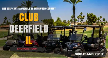 Golf Cart Availability at Briarwood Country Club Deerfield IL