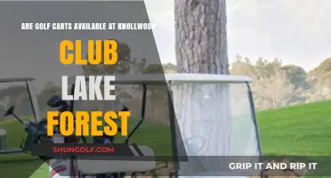 Golf Carts at Knollwood Club Lake Forest: Availability Explained