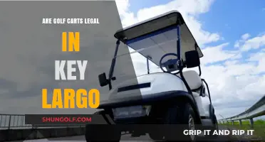 Are Golf Carts Street Legal in Key Largo, Florida?