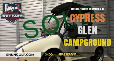 Golf Carts at Cypress Glen Campground: Are They Allowed?